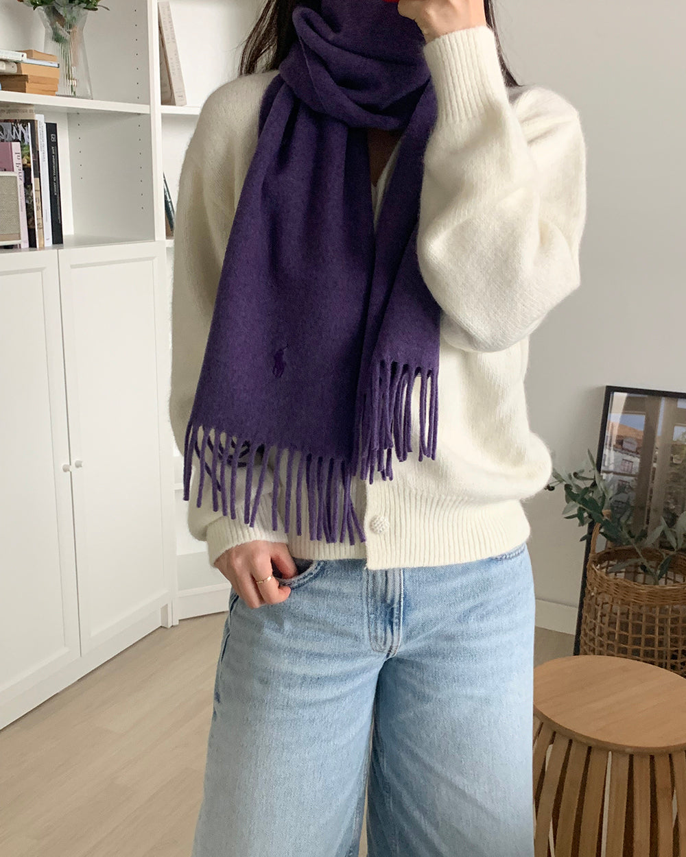 classic cashmere blend scarf