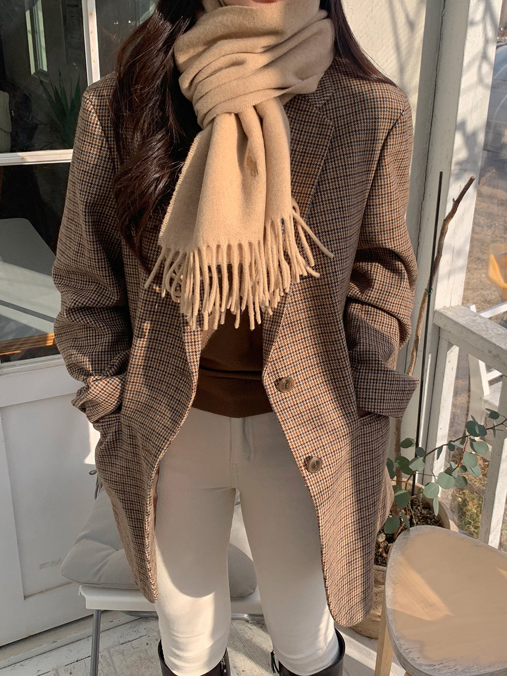 classic cashmere blend scarf