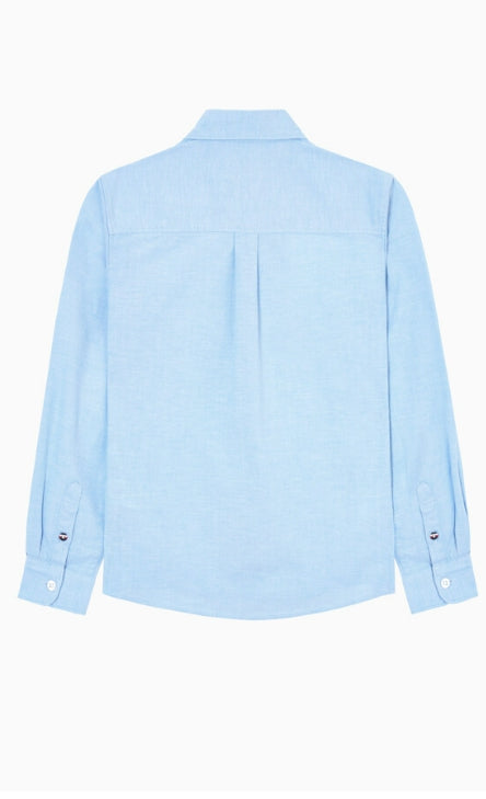 Flag Oxford Shirt, CLOUDYBLUE