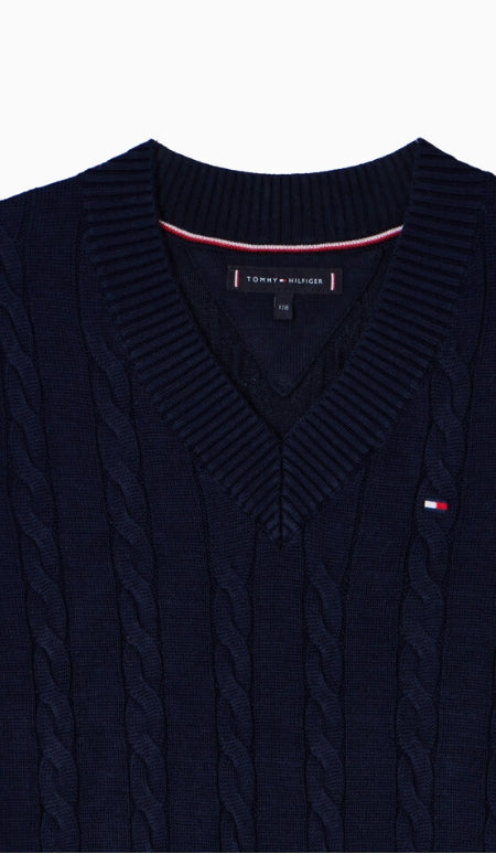 Global Stripe Cable Best, DARK NIGHT NAVY