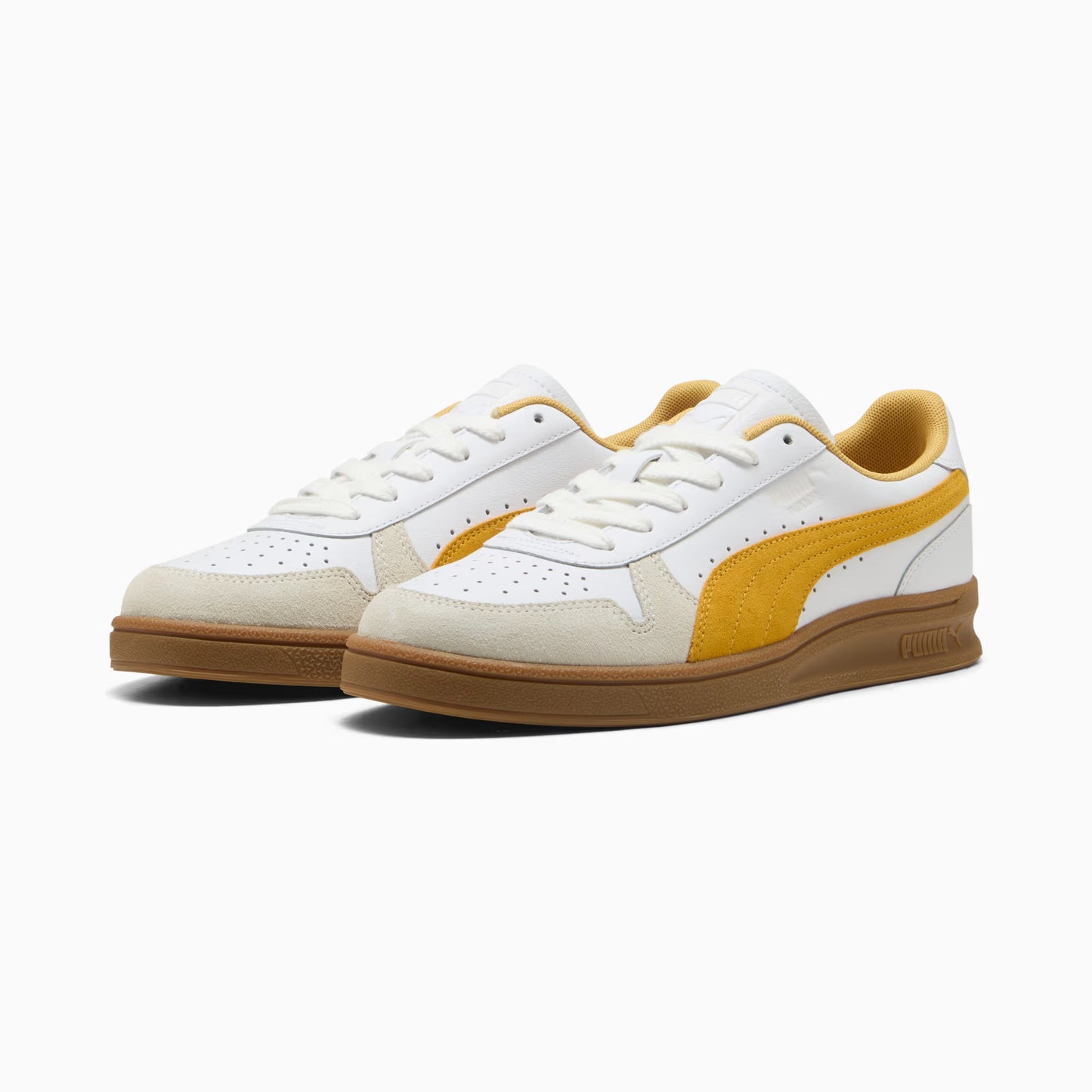 Indoor, PUMA White-Archive Gold