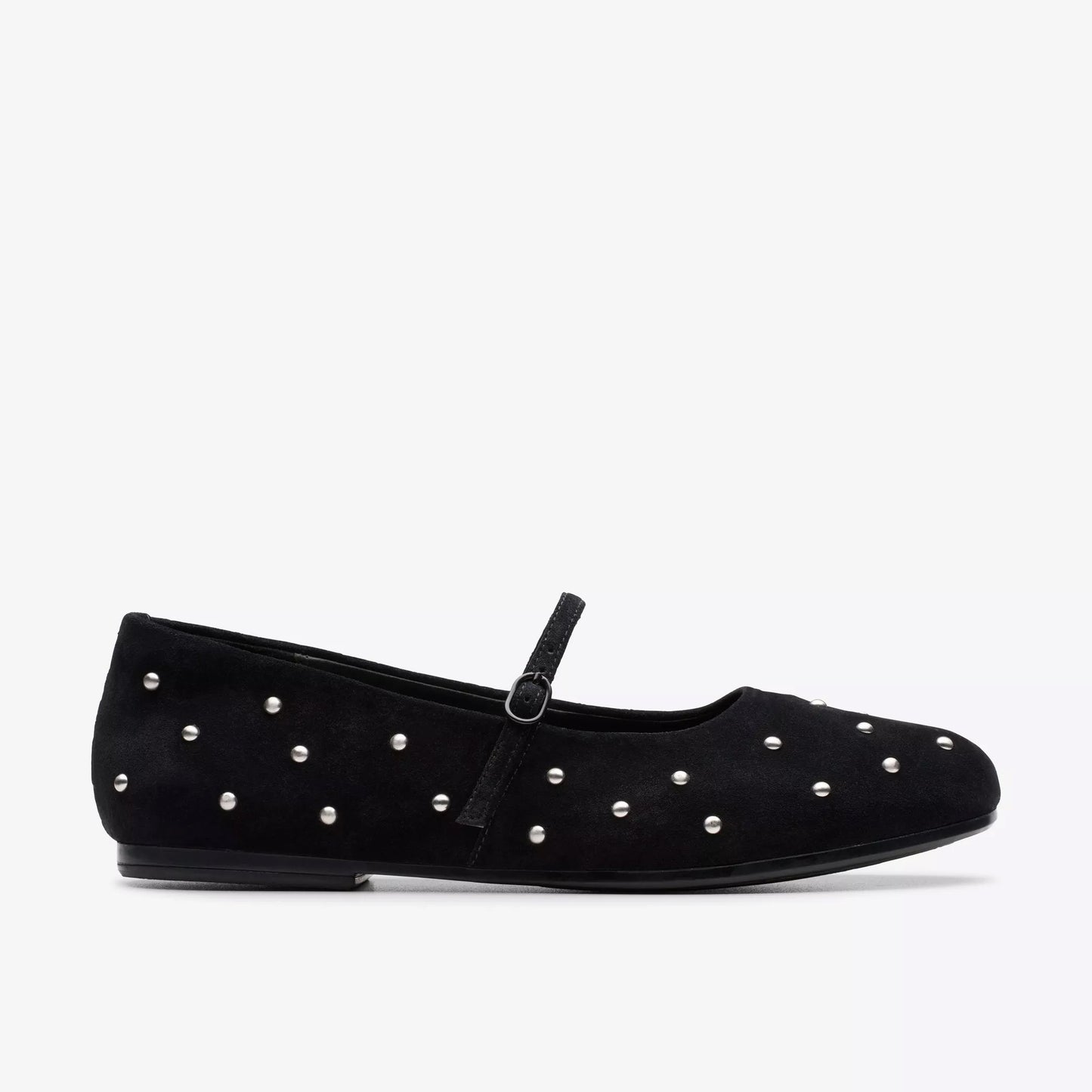 Livia Stud, Black Suede