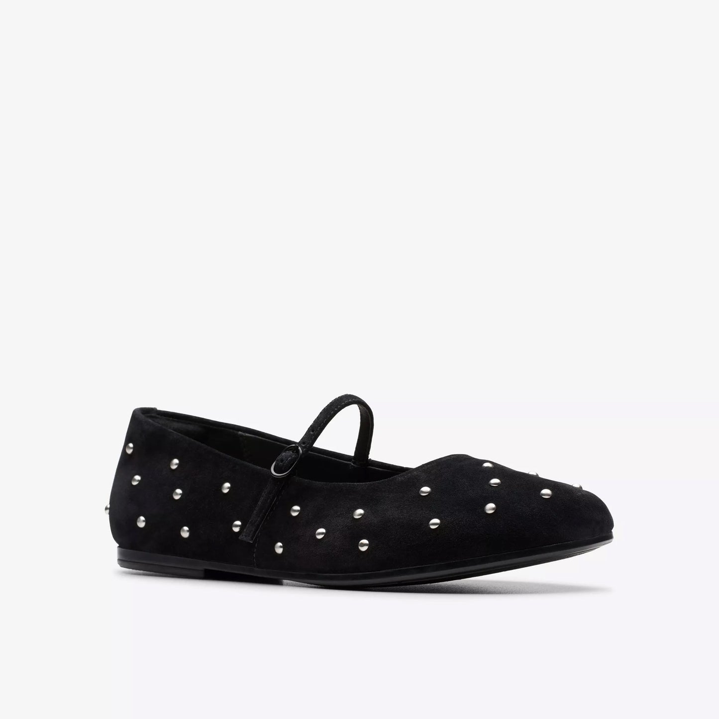 Livia Stud, Black Suede