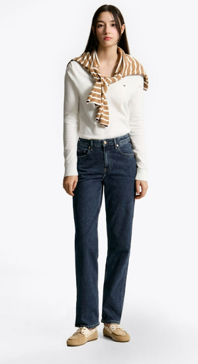 classic straight denim pants, DEE