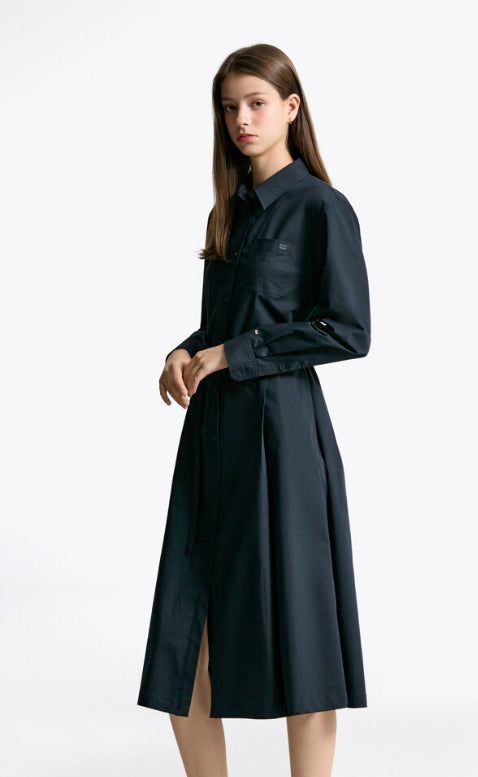 Midi Shirt Dress, DESERT SKY