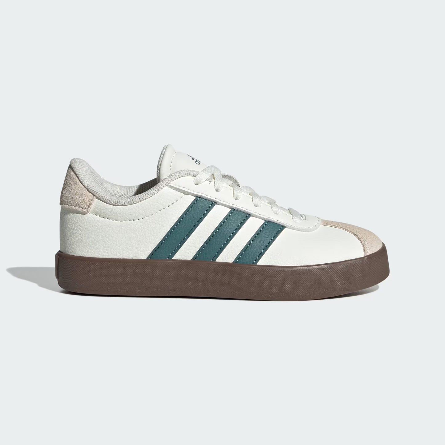 VL Court 3.0 Shoes Kids, Off White/Preloved Teal