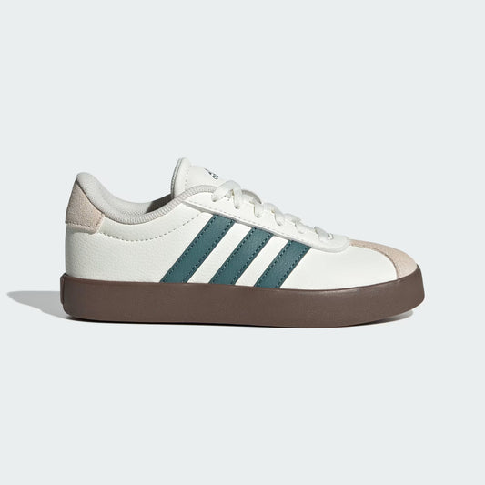 VL Court 3.0 Shoes Kids, Off White/Preloved Teal
