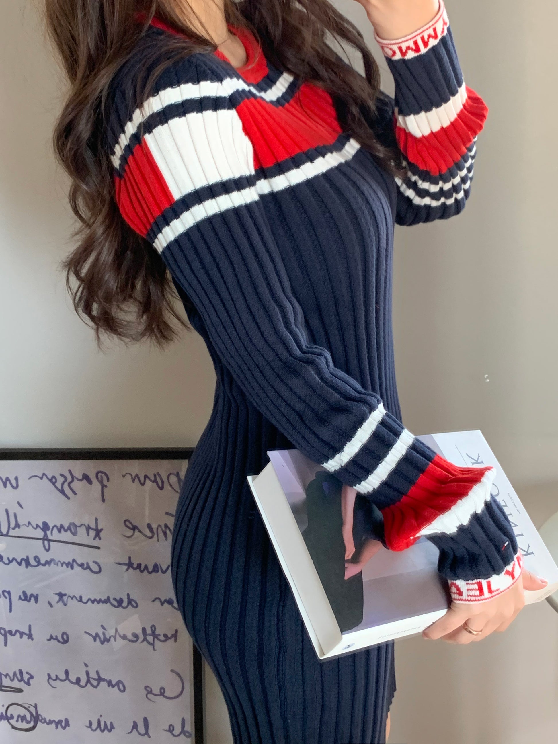 Tommy Hilfiger Women\'s 2nd – Rib Chance Dress Sweater