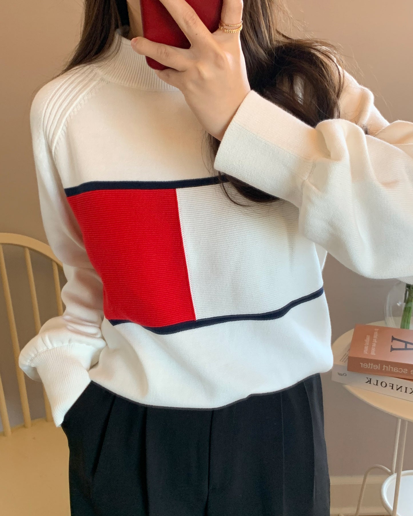 Women's Mockneck Sweater Knit