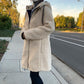 Women's Sherpa Coat with Logo