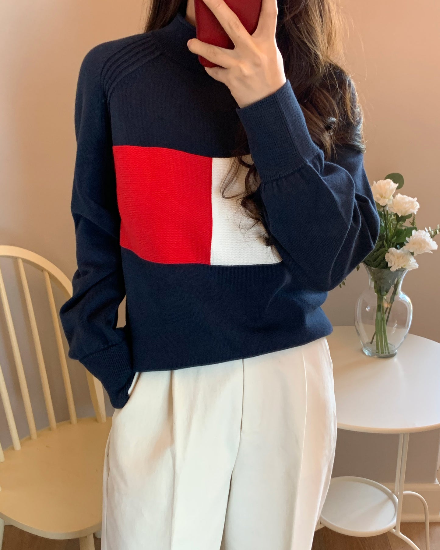 Women's Mockneck Sweater Knit