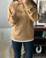 Men's Fleece Hooded Sweatshirt with 3D Embroidery