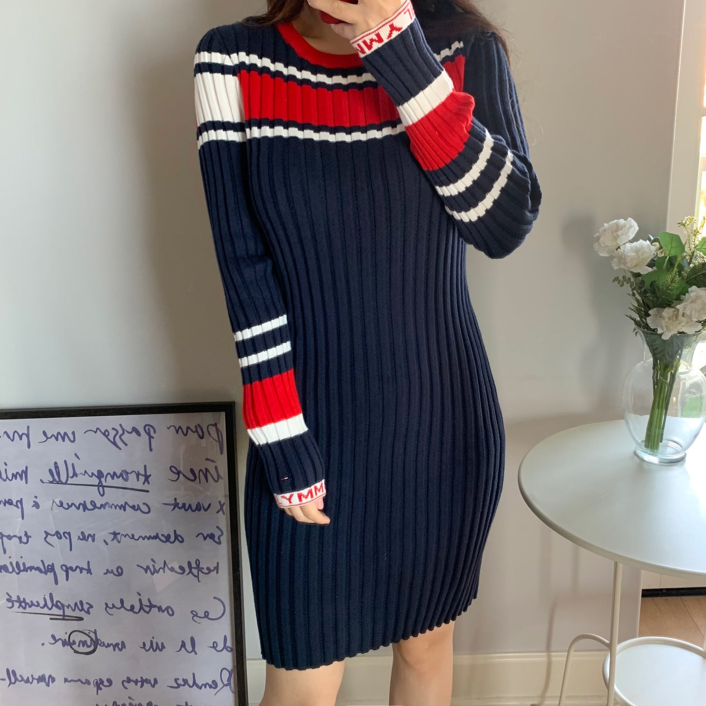 Women's Rib Sweater Dress