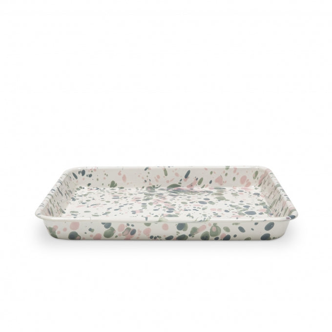 Mint Hibiscus / Catalina Small Rectangle Tray