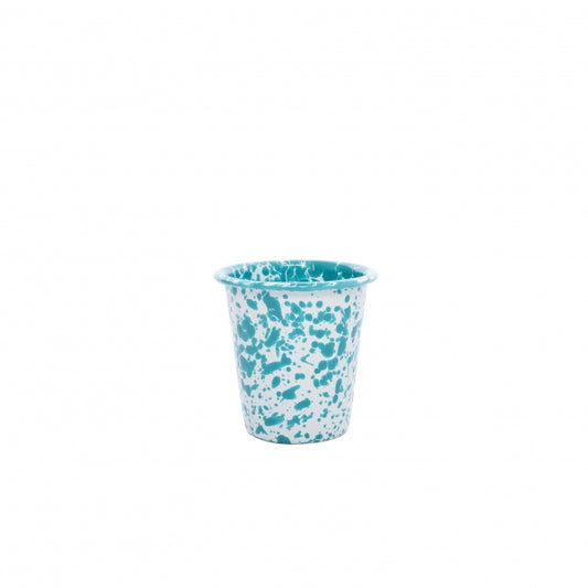 Turquoise / Splatter 10oz Short Tumbler