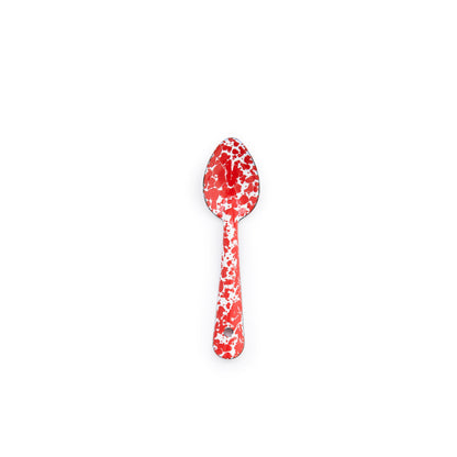 Red / Splatter 6 inch Teaspoon