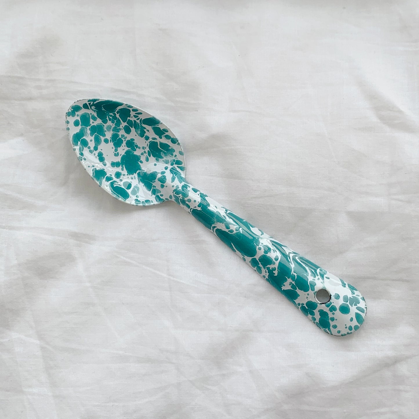 Turquoise / Splatter 6 inch Teaspoon