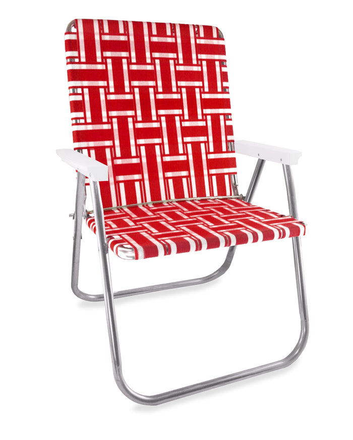 Red and White Stripe Magnum Chair